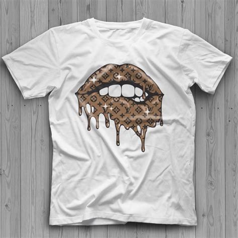 lv dripping lips shirt|Louis Vuitton Lips Shirt .